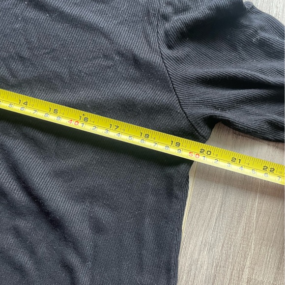 INC International Concepts Long Sleeve Shirt White Trim Bottom - Picture 5 of 7